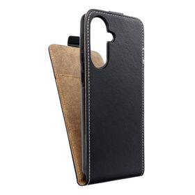 Etui z klapką pionowe na Samsung A36 5G Slim Flexi Fresh czarne