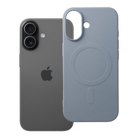 Etui na iPhone 17 Silicone Mag Cover zgodne z MagSafe (big hole) jasnoniebieskie