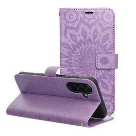 Etui z klapką na Motorola G17 Mezzo Book mandala fioletowe