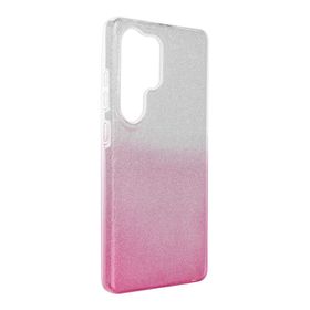 Etui na Samsung S25 ULTRA Shining transparentne różowe