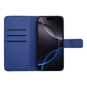 Etui z klapką na Xiaomi Redmi 15 Gomma Book niebieskie