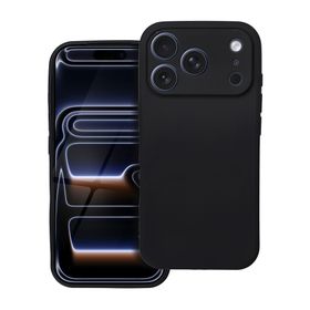 Etui na iPhone 17 Pro / 18 Pro (low camera edge) Soft czarne