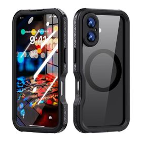Etui na iPhone 16 Shellbox GT wodoodporne zgodne z MagSafe czarne
