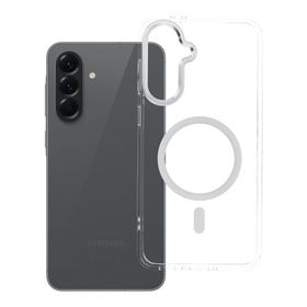 Etui na Samsung A56 Frame Clear Hybrid Mag Cover zgodny z MagSafe transparentne