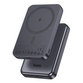 Powerbank zgodny z MagSafe Hoco 5000 mAh 2A 5W J160 szary
