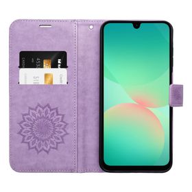 Etui z klapką na Xiaomi Redmi Note 15 4G Mezzo Book mandala fioletowe