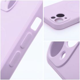 Etui na iPhone 15 Silicone Mag Cover zgodne z MagSafe (camera protection) różowe