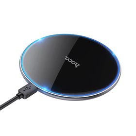 Ładowarka indukcyjna Hoco 2A 15W z podświetleniem CW6 PRO czarna