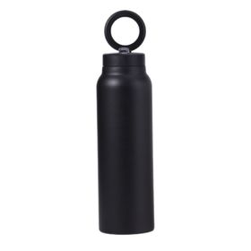 Butelka / bidon na wodę metal z uchwytem kompatybilnym z Magsafe 950ml czarny