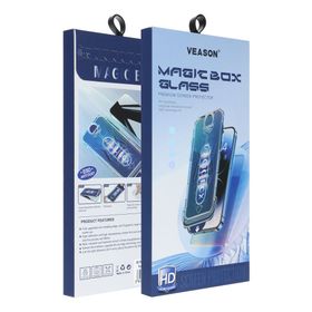 Szkło Hartowane 6D Pro Veason Easy-Install Glass + Aplikator - do Iphone XS Max czarny