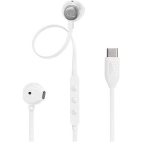 Słuchawki przewodowe douszne USB C JBL 305C białe