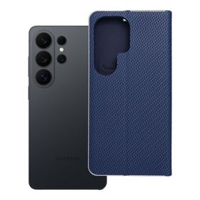 Etui z klapką na Samsung S26 ULTRA Luna Book Carbon niebieskie
