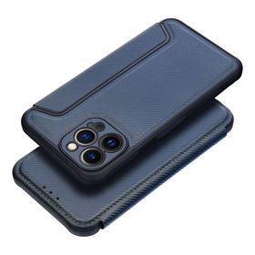 Etui z klapką na iPhone 16e (SE 4 2025) Razor Book niebieskie