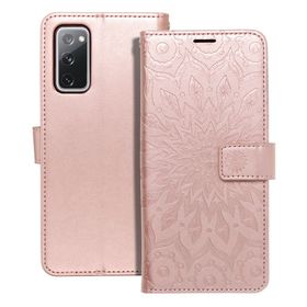 Etui z klapką na Samsung S20 FE / S20 FE 5G Mezzo Book mandala złoto-różowe
