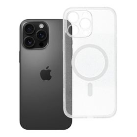 Etui na iPhone 16 PRO MAX Clear Mag Cover - Glitter (Str / Camera Protection) zgodne z MagSafe transparentne glitter