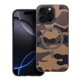Etui na iPhone 16 PRO MAX Forcell F-Protect Levels Dual Layer 4D technology zgodne z MagSafe Military Drop-Test desert camo