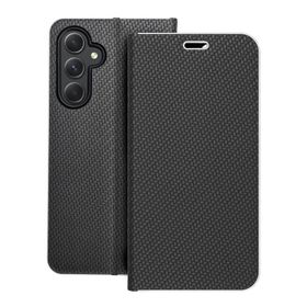 Etui z klapką na Samsung A54 5G Luna Book Carbon czarne