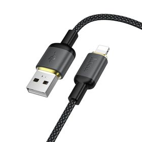 Kabel USB A do Lightning Hoco 2,4A 1 m X128 Benefit czarny