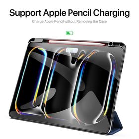 DUX DUCIS etui DOMO składane z miejscem na rysik do iPad Pro 13 (2024) czarne