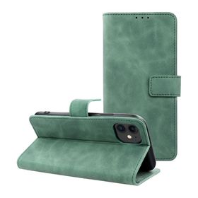Etui z klapką na iPhone 12 / 12 PRO Tender Book zielone