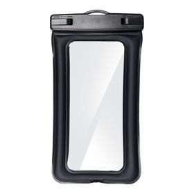 Etui na telefon uniwersalne wodoodporne z plastikowym zamknięciem AIRBAG czarne