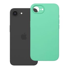 Etui na iPhone 16e (SE 4 2025) / 17e Silicone 2mm (camera protection) miętowe