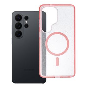 Etui na Samsung S26 ULTRA Clear Mag Cover - Glitter (Str) zgodne z MagSafe różowe glitter