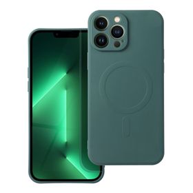 Futerał do Samsung A56 Silicone Mag Cover zgodny z MagSafe zielony
