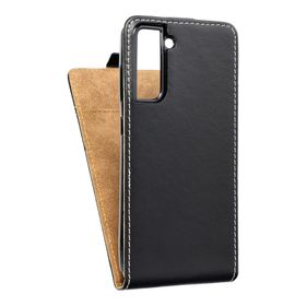 Etui z klapką pionowe na Samsung S21 FE Slim Flexi Fresh czarne