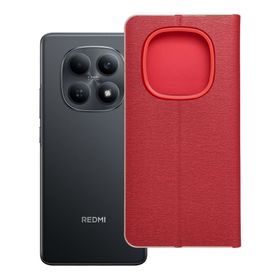 Etui z klapką na Xiaomi Redmi NOTE 15 5G Luna Book Gold czerwone