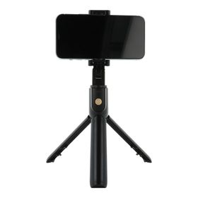 Uchwyt selfie z pilotem bezprzewodowym tripod K07 czarny
