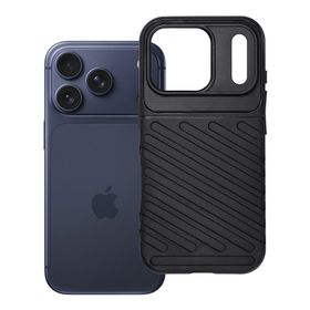 Etui na iPhone 17 Pro / 18 Pro (low camera edge) Thunder czarne