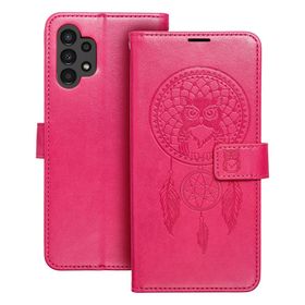 Etui z klapką na Samsung A13 4G Mezzo Book łapacz snów magenta