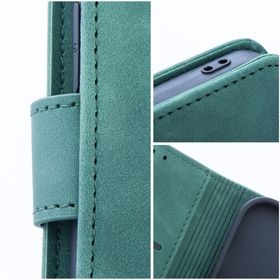 Etui z klapką na Xiaomi Redmi NOTE 14 5G / 4G (GLOBAL - 163,25mm x 76,55mm x 8,16mm) Tender Book zielone