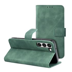 Etui z klapką na Samsung S23 Tender Book zielone