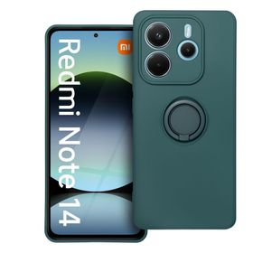 Etui na Xiaomi Redmi Note 14 5G Silicone Ring zielone