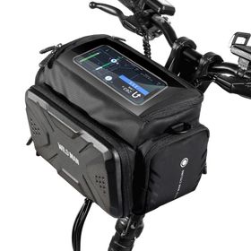 WILDMAN sakwa rowerowa na kierownicę na zamek GS6 4L ( 4" - 7") czarna