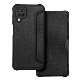 Etui z klapką na Samsung A12 / M12 Razor Book czarne