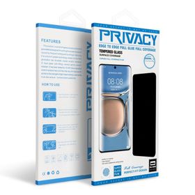 Szkło Hartowane OG 6D Premium Privacy Glass - do Xiaomi Redmi Note 14 Pro+ czarny EDGE GLUE