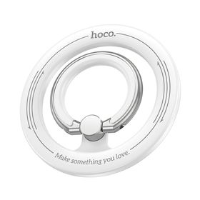 Uchwyt na telefon na palec Hoco magnetyczny Ring GH1 biały