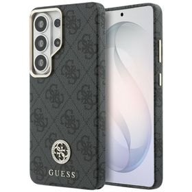 GUESS futerał do SAMSUNG S26 Ultra GUHMS26LP4GRMDEK (4G Rhinestone Round Logo MagSafe) czarny