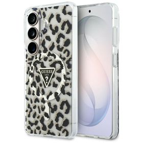 GUESS futerał do SAMSUNG S26 GUHMS26SHLEGTGLK (Magnetic IML Leopard Print Triangle) czarny