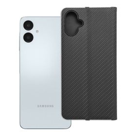 Etui z klapką na Samsung A06 Luna Book Carbon czarne