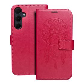 Etui z klapką na Samsung A35 5G Mezzo Book łapacz snów magenta