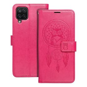 Etui z klapką na Samsung A12 / M12 Mezzo Book łapacz snów magenta