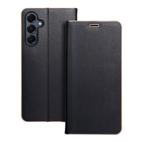 Etui z klapką na Samsung A16 5G Luna Book Gold czarne