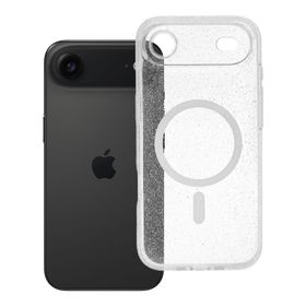 Etui na iPhone 17 AIR Clear Mag Cover - Glitter (Str / Camera Protection) zgodne z MagSafe transparent glitter