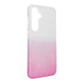 Etui na Samsung S24 FE Shining transparentne różowe