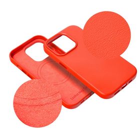 Etui na Samsung S25 PLUS Leather Mag Cover zgodne z MagSafe czerwone
