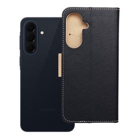 Etui z klapką na Samsung A57 5G Fancy Book czarno-złote